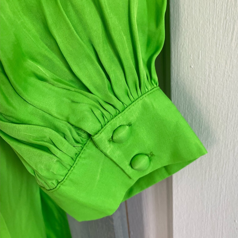 FARM Rio Lime Green Maxi Dress Dopamine - Picture 10 of 13